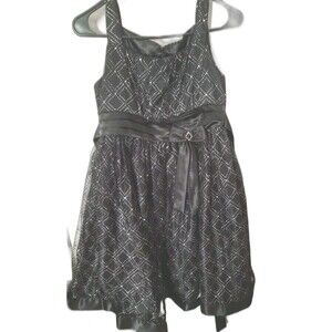 Love Girl's Size 16  Black Sparkly Formal/Party Dress
